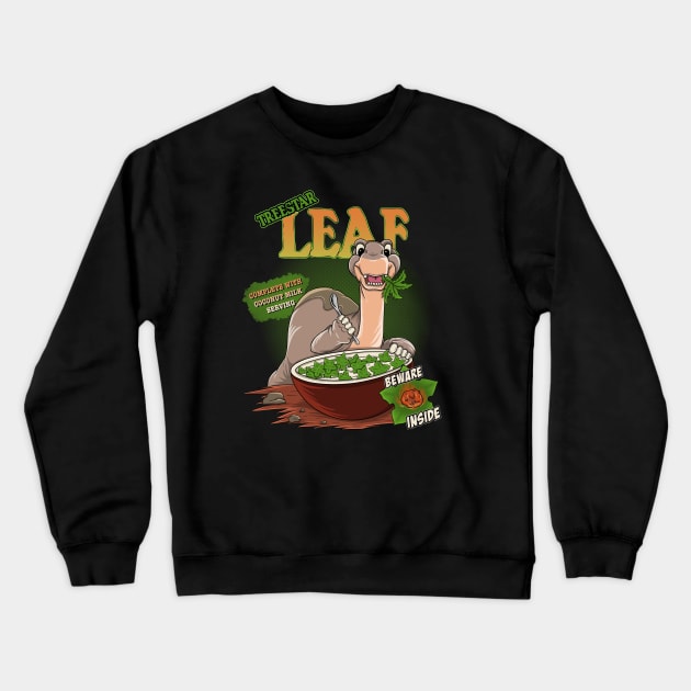 the land before time cereal Crewneck Sweatshirt by opoyostudio